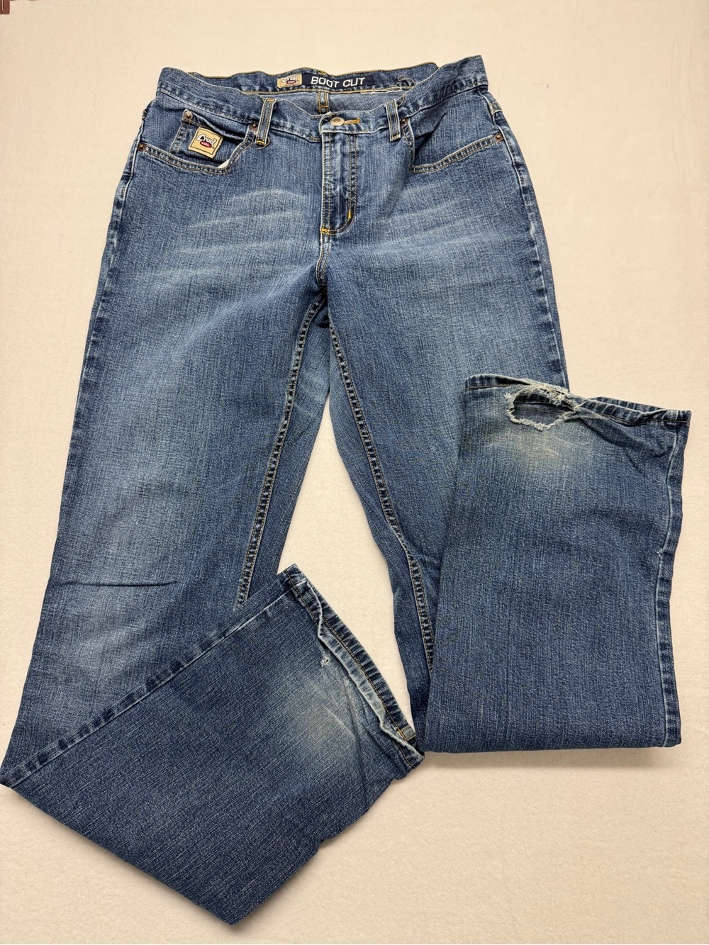 Cruel Girl Women’s Boot Cut Jeans in Medium Blue - Classic Fit